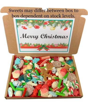 1KG CHRISTMAS PICK & MIX Sweet Box Latter Box Hamper Personalised Sweet Box Gift for Christmas - Buy Online on GoSupps.com