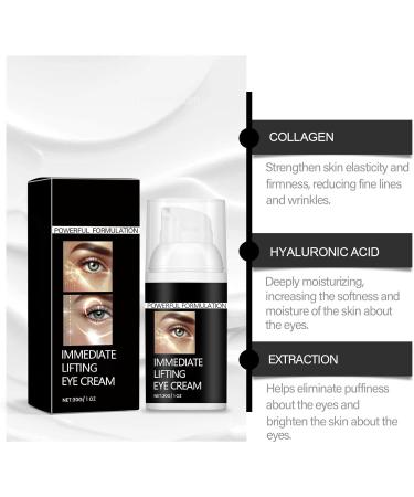  homomdy Instant Eye Lifting Cream eliminates dark circles and under-eye bags anti-aging reduces fine lines and dullness moisturizes the area and gives younger-looking skin. (3 pieces) - Buy Online on GoSupps.com