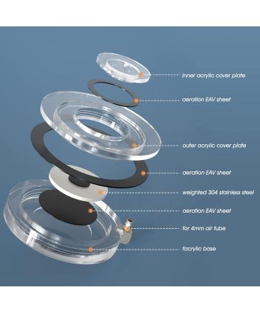 Hygger Aquarium Air Stone HG-049 (80 mm) - Premium Oxygen Diffuser for Aquariums | International Shipping Available - Buy Online on GoSupps.com