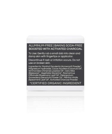 Little Seed Farm All Natural Deodorant Cream Aluminum Free Deodorant for Women or Men 2.4 Ounce - Activated Charcoal + Black Jar Sleeves - Buy Online on GoSupps.com