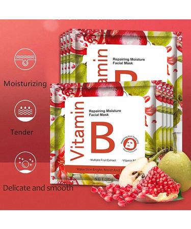 Red Pomegranat Hydrating Sheet Mask Face Masks Skincare Moisturizing Face Mask Repairing Facial Mask Skincare Smooth Skin Tone for All Skin Types - Buy Online on GoSupps.com