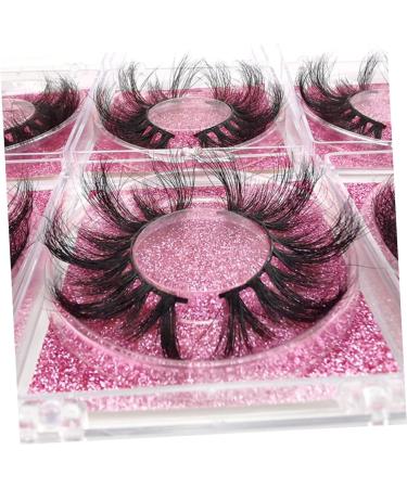 minkissy 1pair Fake Eyelashes Fluffy Wispy Eyelash Eyelashes Extension Tool Makeup Faux Eyelash Dramatic Eyelashes Black Eyelashes Fake Long Eyelash Miss Slender Decorate - Buy Online on GoSupps.com