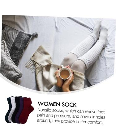 minkissy 5 Pairs Gel Ripstop Socks Silicone Socks Silicone Heel Pad Socks Women Sock Silicone Socks for Women Hard Skin Repair Socks Silicone Women Sock Stockinette Ladies Ankle Socks Spa - Buy Online on GoSupps.com