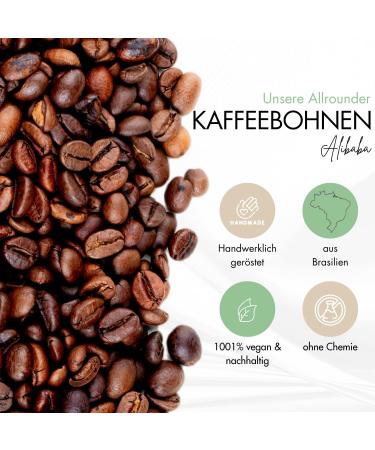  1001 Frucht 1001 Frucht - Caf Crema - ALIBABA - Barista Arabica Coffee - Robusta Coffee - Fully Automatic Coffee - Roasted Arabica Beans - 1 kg - Buy Online on GoSupps.com