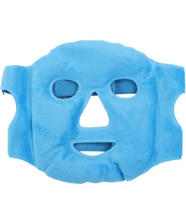 Hot Cold Gel Face Cover Reusable Safe Swelling Relief Flexible Delicate Gel Bead Face Cover for Office (Dark Blue) - Buy Online on GoSupps.com