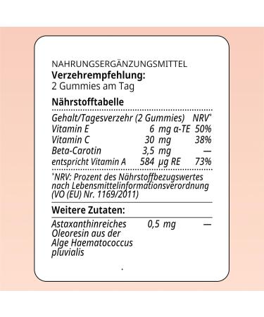 Essence Inao Inner & Outer Beauty Tan | Vegan Gummy Bears | Dietary Supplement with Vitamins A E & C | Beta-Carotene | 60 Pieces - Buy Online on GoSupps.com