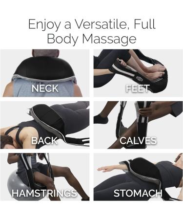 TruMedic InstaShiatsu+ IS-3000PRO Neck, Back, Shoulder Massager - Cordless & Rechargeable - 3 Massage Speeds - Shiatsu with Heat - Matte Black - Buy Online on GoSupps.com