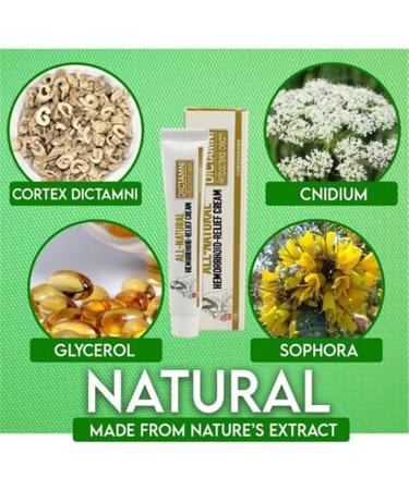 HSFM Haemorrheal Herbal Cream for Hemorrhoids Relief | Chinese Herbal Pain Relief Cream (3PCs) - Fast & Effective Treatment - Buy Online on GoSupps.com