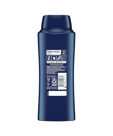 Suave Men 2 in 1 Shampoo and Conditioner - Thick and Full 28 oz | International Shipping Available - Buy Online on GoSupps.com