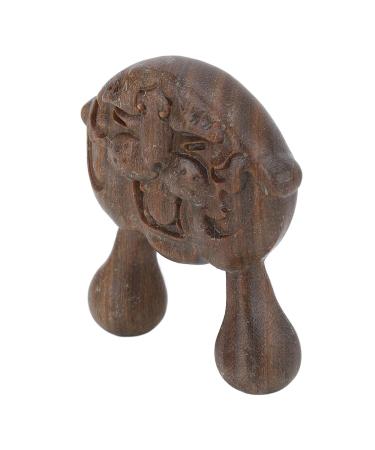 Buy Verdant Touch Sandalwood Wide Tooth Massage Comb Portable Tiger Shape Wooden Massager for Face & Body | International Shipping Available - Buy Online on GoSupps.com