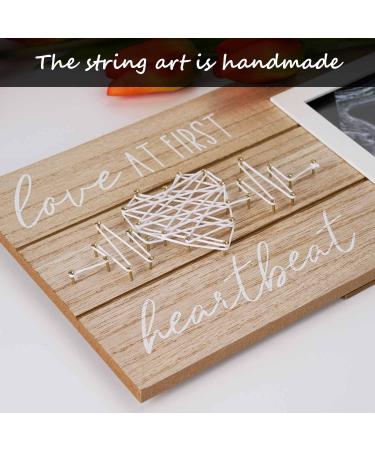 Love At First Heartbeat Sonogram Frame | New Mom Gifts and Nursery Decor for Pregnancy Announcement and Gender Reveal Baby Shower - Buy Online on GoSupps.com