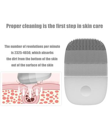 Electric Facial Cleanser Men's Special Pore Cleaner Silicone Facial Cleanser Facial Cleanser Vibration - Buy Online on GoSupps.com