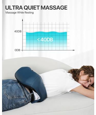 AllJOy Shiatsu Neck and Back Massage Device with Heat - Electric Shoulder & Foot Massager for Home & Office | Perfect Gift for Men & Women - Buy Online on GoSupps.com