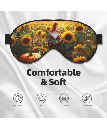Xmas Funny Gnomes Adjustable Eye Mask - Breathable Sleep Mask for Effective Shading - Ideal Gift for Christmas - Buy Online on GoSupps.com