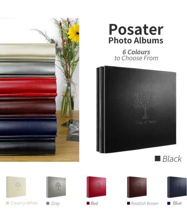 Photo Album 4 x 6 600 Pockets Photos  Black Leather Cover  Extra Large Capacity Wedding Baby Anniversary Valentines Picture Albums Holds 600 Horizontal and Vertical Photos Tree Pattern Album - Buy Online on GoSupps.com