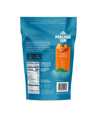 Mauna Loa Honey Roasted Macadamias - 8 oz | Dry Roasted Nut Snack - Buy Online on GoSupps.com