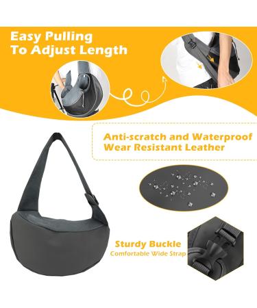 Brynnl Pet Sling Carrier Bag - Adjustable Shoulder Carry Bag for Small Dogs and Cats - Breathable Mesh Pouch - Ideal for Travel and Outdoor Activities - Buy Online on GoSupps.com