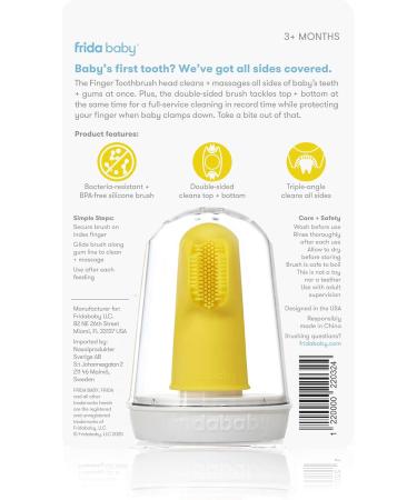 Frida Baby SmileFrida the Finger Toothbrush Finger Toothbrush for Babies (3M+) Single - Buy Online on GoSupps.com