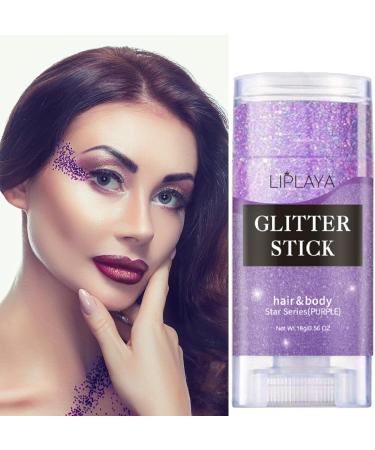 Stick Make Up | Safe and Gentle Face Gel Shiny Eye Shadow | Multi-Purpose Makeup Sequins for Body Hair Face 03# - Buy Online on GoSupps.com