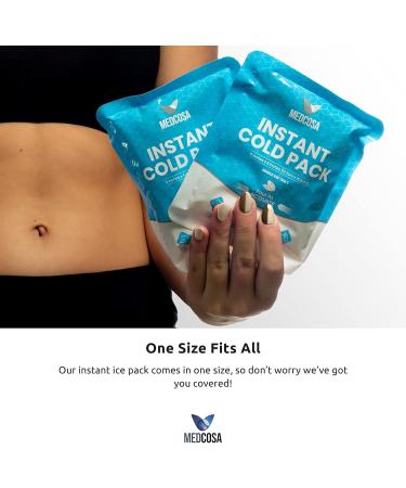 Medcosa Instant Ice Pack | Cold Disposable Ice Pack (8 Pack) | For R.I.C.E. Treatment & Minor Injuries - Buy Online on GoSupps.com