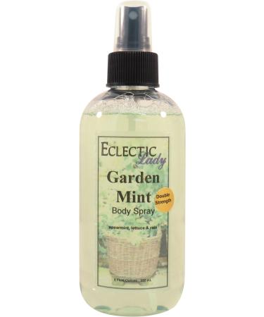 Garden Mint Body Spray (Double Strength) 8 ounces Body Mist for Women with Clean Light & Gentle Fragrance Long Lasting Perfume with Comforting Scent for Men & Women Cologne with Soft Subtle 8 Fluid Ounces (Double Strength)