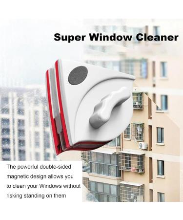 Double-Side Magnetic Window Cleaner Magnetic Glass Cleaning Brush Triangle Cleaning Tools for High House Glass - Buy Online on GoSupps.com
