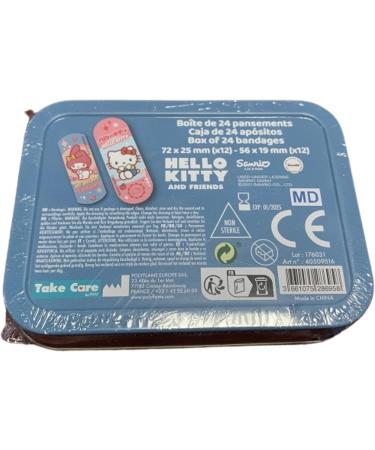 Hello Kitty Kids' Metal Storage Box - 24-Plaster Set - Cute & Functional Backpack Organizer - Buy Online on GoSupps.com
