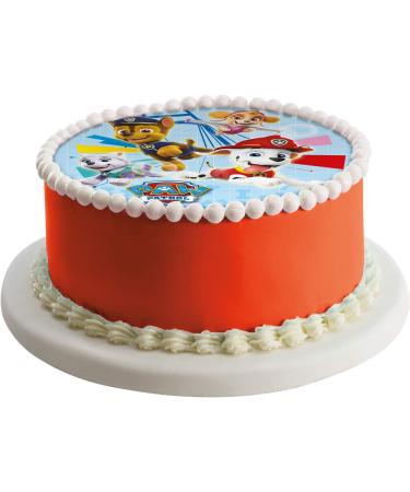 Dekozauber24 Paw Patrol Edible Cake Toppers Set - 2 Large (16cm) + 20 Mini - Perfect for Children's Birthday Decorations - Buy Online on GoSupps.com