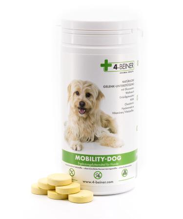 4-BEINER Mobility-DOG, 120 tablets for dog joints, devil's claw, MSM, chondroitin, glucosamine, hyaluron, frankincense extract, bromelain, green-lipped mussels, vitamin B etc.