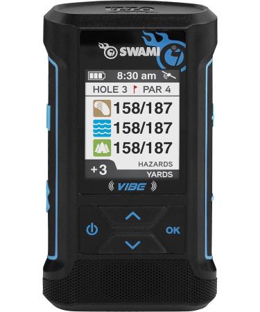 Swami Vibe Golf GPS Bluetooth Speaker Combo - Blue | Golf GPS Device for Accurate Distance Tracking - Buy Online on GoSupps.com