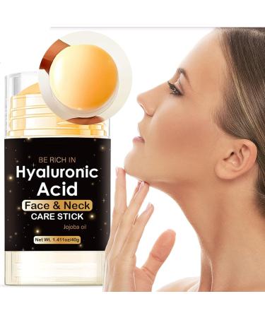 Hyaluronic Acid Neck Facial Care Stick Face Moisturizer with Hyaluronic Acid Lifting & Firming Day & Night Facial Hydrating Serum Balm Stick Nourishing Anti Aging Repair Cream for All Skin Types - Buy Online on GoSupps.com