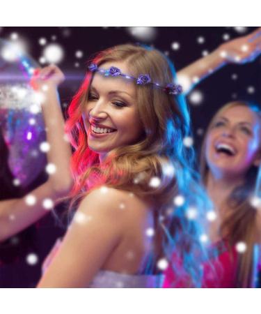 10Pcs LED Cat Ear Flower Crown Headband - Light Up Glow Hairband for Women, Girls - Perfect for Concerts, Parties, Halloween - Buy Online on GoSupps.com