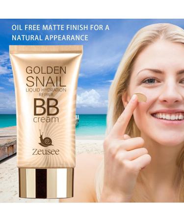  Mimoqk BB Cream Full Coverage Liquid Makeup 50ml Moisturizing Concealer Primer SPF Sunscreen Protection Hydrating Nourishing Formula Lightweight Blend for Face Neck Arms Legs Body - Buy Online on GoSupps.com