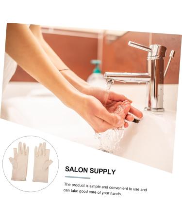 Beavorty 1 Pair Ladies sun protection gloves gaming gloves summer fingerless gloves cylcling gloves manicure mitts manicure mittens fishing accessory hand cloth Miss fishing accessories 21x7.5x0.8cm - Buy Online on GoSupps.com