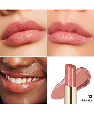Oulac 2-in-1 Lipstick & Lip Balm | Juicy Shiny Lip Care for Smooth Hydrated Lips | Vegan Formula for Dry & Cracked Lips - Dolce Vita (13) - Buy Online on GoSupps.com