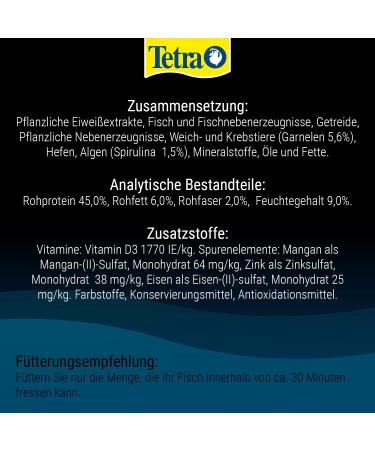 Tetra Wafer Mix - Premium Fish Feed for Floor Fish & Crayfish | Healthy Growth & Resistance | 3.6L 1.85kg Pack - International Shipping Available - Buy Online on GoSupps.com