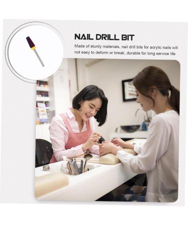 FRCOLOR Nail Drill Set Nail Drill Bit Metal Nail Bits for Nail Drill Bits for Nails Manicure Nail Pieces Manicure Accessories Broca 5 and 1 Drill Nails Acrylic Tungsten Steel Adjustment - Buy Online on GoSupps.com