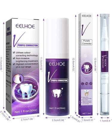 Purple Toothpaste 3 Pack - Color Corrector for Whiter Teeth | Frilla Foam Toothpaste for Color Correction - Buy Online on GoSupps.com