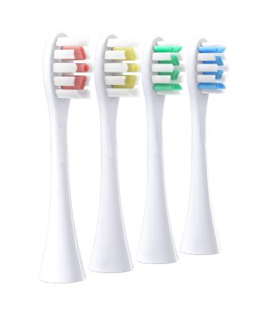 Pro19 and Chameleon Series Genuine Original Clean Electric Toothbrush Replacement Heads 4 Brush Heads