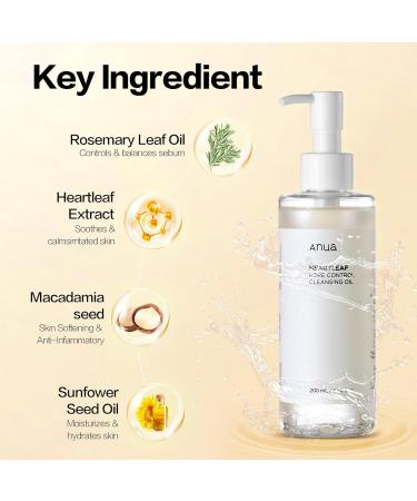 NAILKISS Cleansing Oil for Face 200ml - Plant-Based Makeup Remover & Blackhead Cleanser - Lightweight Pore Control for Sensitive Skin - Buy Online on GoSupps.com