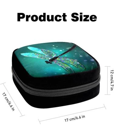 Cartoon Green Animal Period Bag | Sanitary Napkin & Makeup Storage | Pad Holder 2537 - Buy Online on GoSupps.com