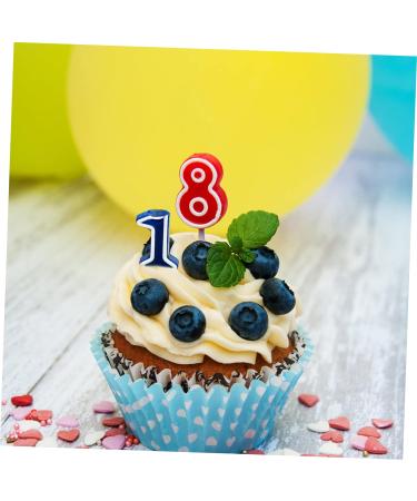 Ciieeo 2pcs Digital Cake Mold Silicone Muffin Molds Silicone Candy Molds Cloth Ac Vent Chocolate Candy Molds Silicone Cake Molds Cookie Mold Liquid Number Food Grade Silicone Decorate 10.2x6cm - Buy Online on GoSupps.com