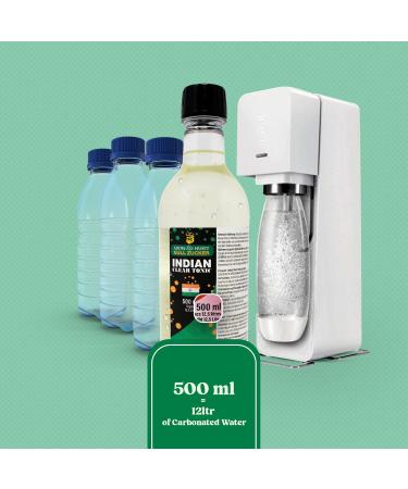 Zero Sugar Free Indian Tonic Soda Concentrate 500ml - Aspartame-Free Low Calorie Makes 12.5L - Exclusively on Amazon - Buy Online on GoSupps.com