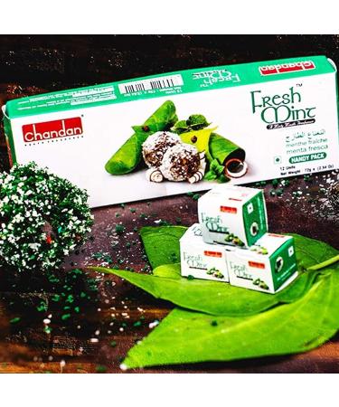 Kajal Chandan Fresh Mitha Pan Without Supari - Hygienically Packaged Traditional Mukhwas 72g (1x12 Units) - Buy Internationally! - Buy Online on GoSupps.com