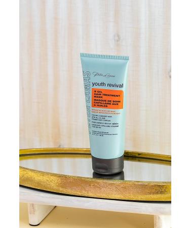 Peter Lamas Youth Revival 5 Oil Hair Treatment Mask - Hydrating, Shine-Boosting, and Repairing Hair Mask for Dry, Damaged, and Color-Treated Hair - Vegan, Sulfate & Paraben-Free - 6.70 oz (1 Pack) - Buy Online on GoSupps.com