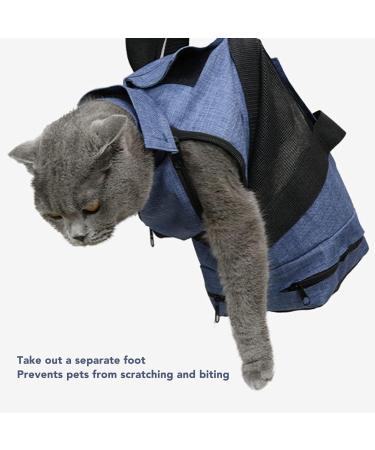 Fockety Cat Nail Clipping Cleaning Grooming Restraint Bag No Scratching Biting for Bathing Pet Bag for Cat Dental Care Administering Eye Drops Ear Cleaner Clipping Nails Trimming - Buy Online on GoSupps.com