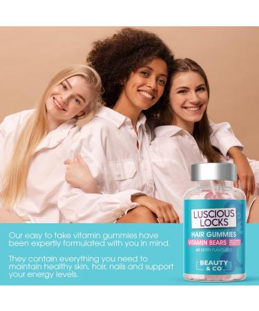 Beauty & Co High Strength Hair Gummies with Biotin & Zinc - 60 Count (Pack of 1) - Buy Online on GoSupps.com