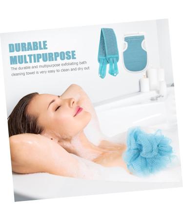 Balacoo 4 Sets Bath Towel & Exfoliating Loofah Set - Ultimate Body Scrubber Mitts and Gloves for Spa-Like Shower Experience - International Shipping Available - Buy Online on GoSupps.com