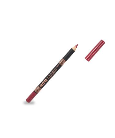 MORE COSMETICS Merlot Soft Lip Pencil - Rich Red - Water Resistant - Easy to Blend