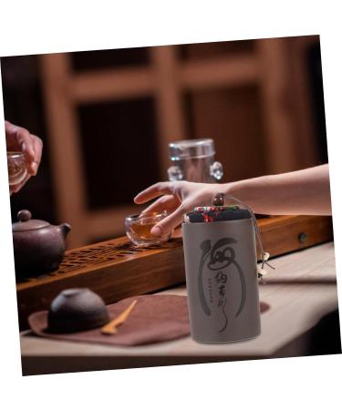 Zerodeko 1pc Office Tea Sealed Canister Sealed Container Tea Jar Food Storage Can Tea Coffee Vintage - Buy Online on GoSupps.com